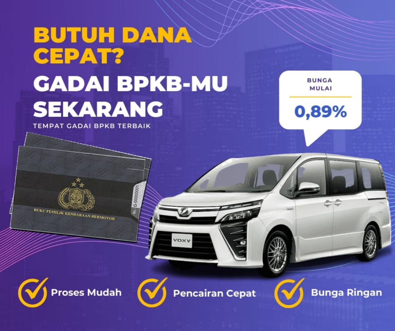 Kredit Jaminan Bpkb Mobil Toyota Voxy Dapat Dana Berapa? Seperti Ini Simulasinya